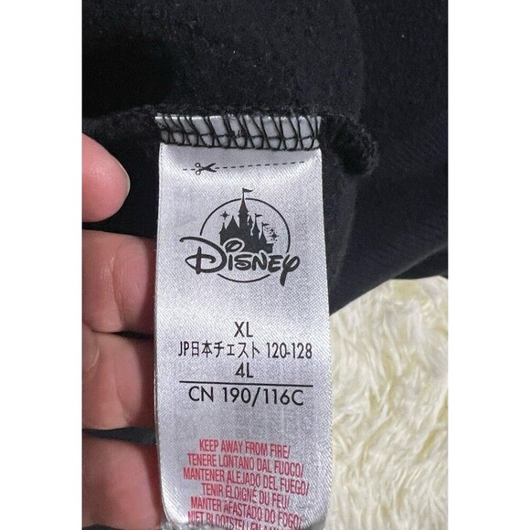 Disney Gold Collection Men Sweatshirt Mickey Mouse SIZE XL Black GUC - Picture 7 of 8